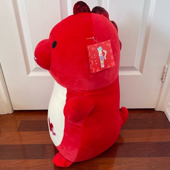 Duster the Red Dinosaur Hug Mee 20” Squishmallow - Picture 2 of 3